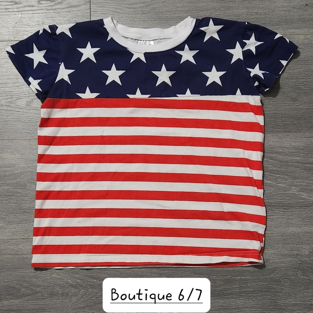 Boutique 6/7 Americana top